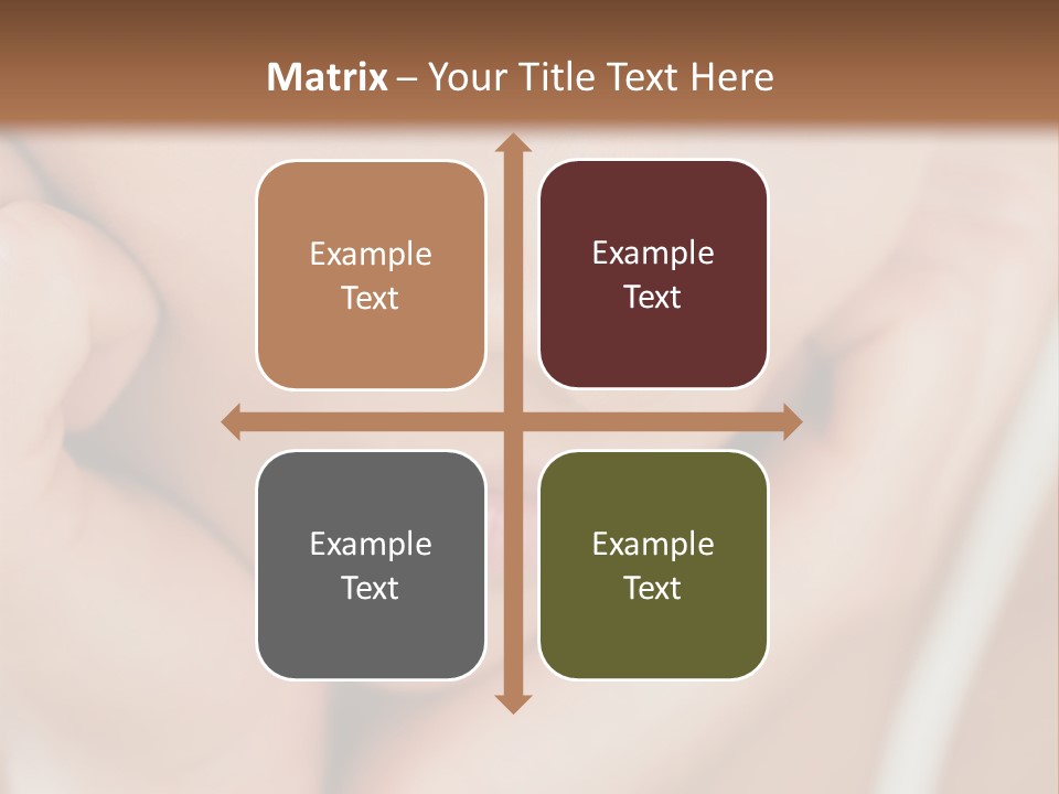 Woman Young Adult Closeup PowerPoint Template