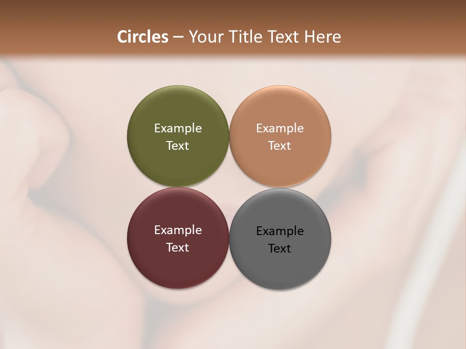 Woman Young Adult Closeup PowerPoint Template