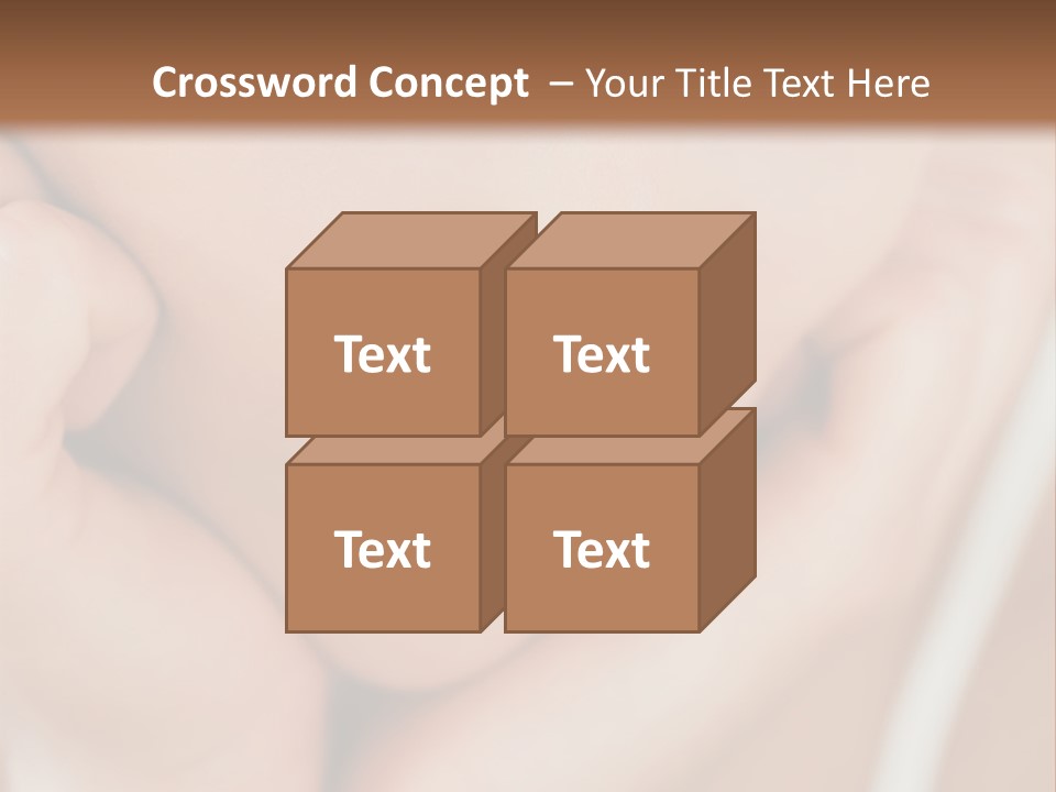 Woman Young Adult Closeup PowerPoint Template