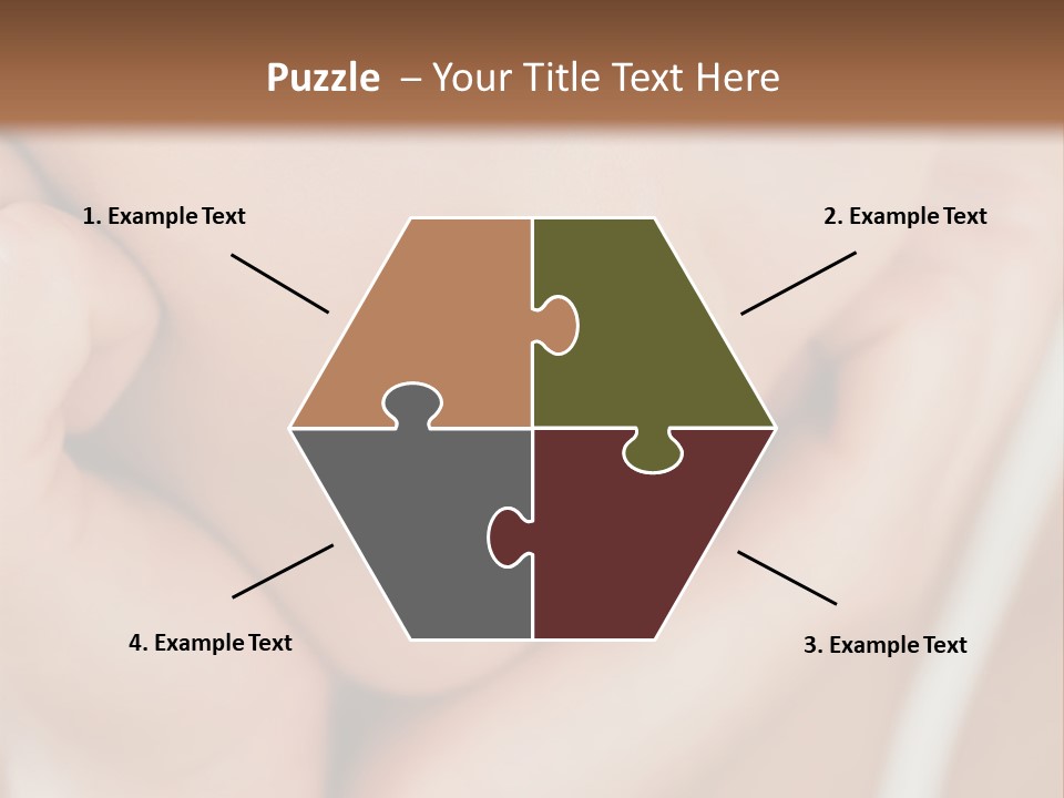 Woman Young Adult Closeup PowerPoint Template