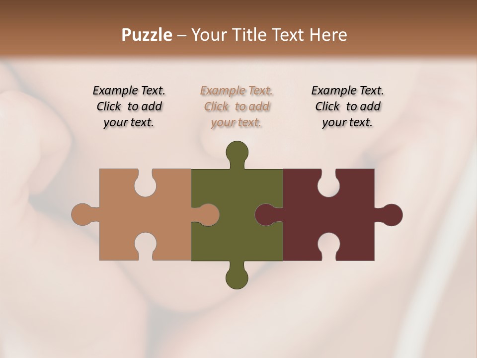 Woman Young Adult Closeup PowerPoint Template