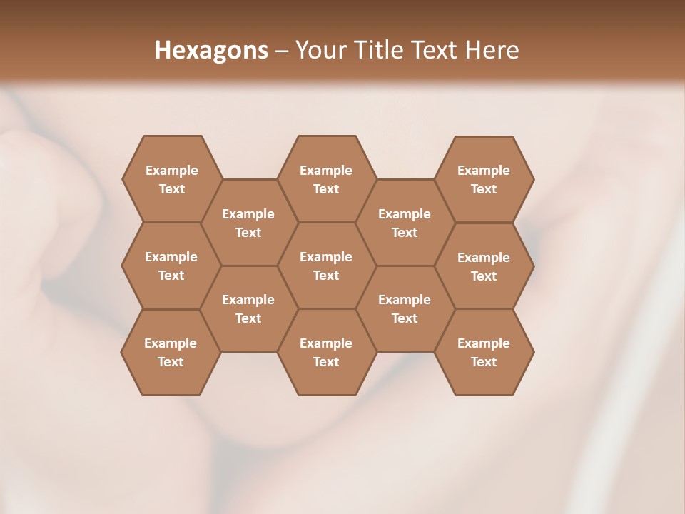 Woman Young Adult Closeup PowerPoint Template