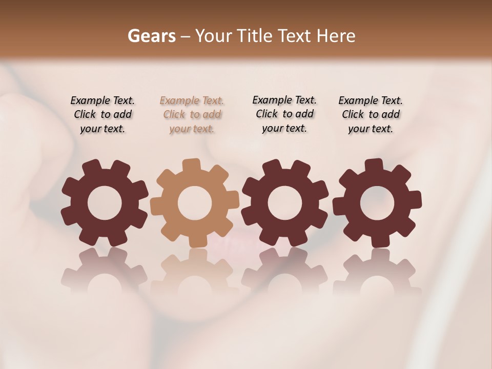 Woman Young Adult Closeup PowerPoint Template