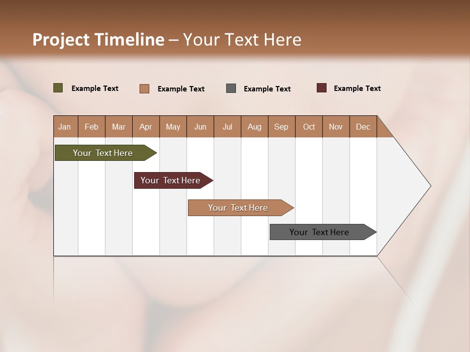 Woman Young Adult Closeup PowerPoint Template