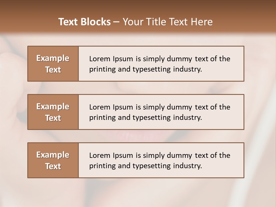 Woman Young Adult Closeup PowerPoint Template