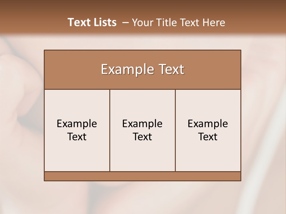 Woman Young Adult Closeup PowerPoint Template