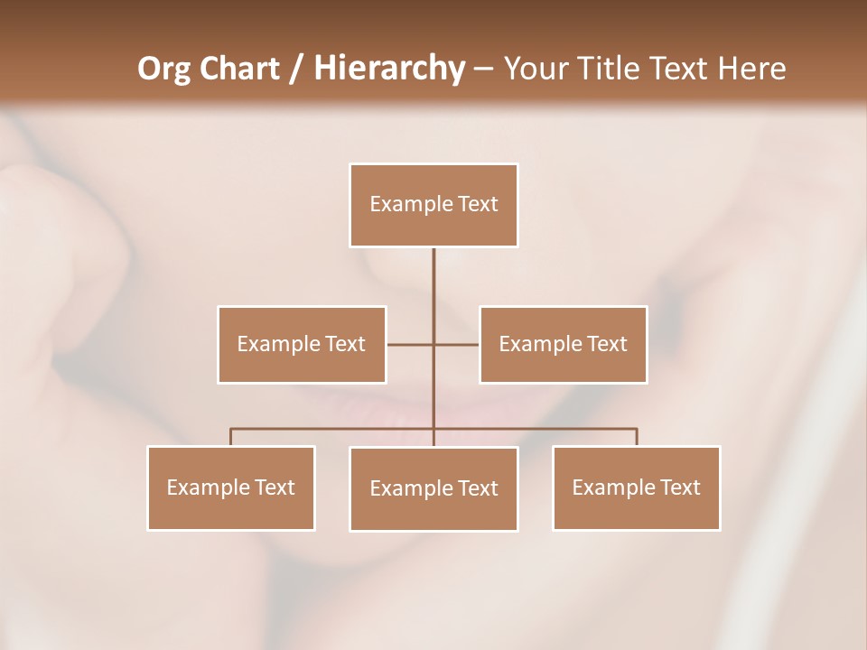 Woman Young Adult Closeup PowerPoint Template