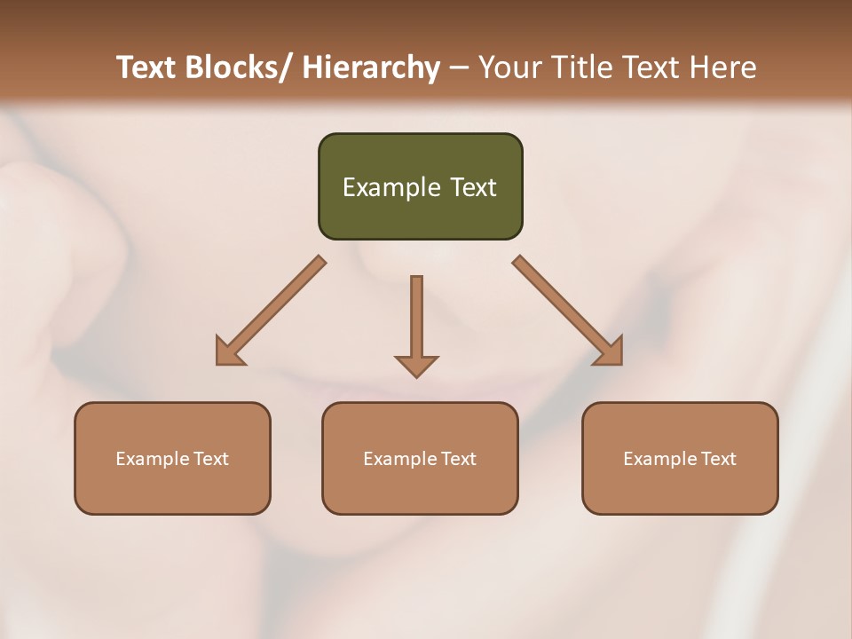 Woman Young Adult Closeup PowerPoint Template