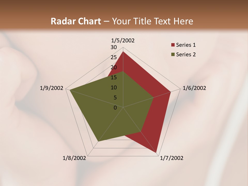 Woman Young Adult Closeup PowerPoint Template