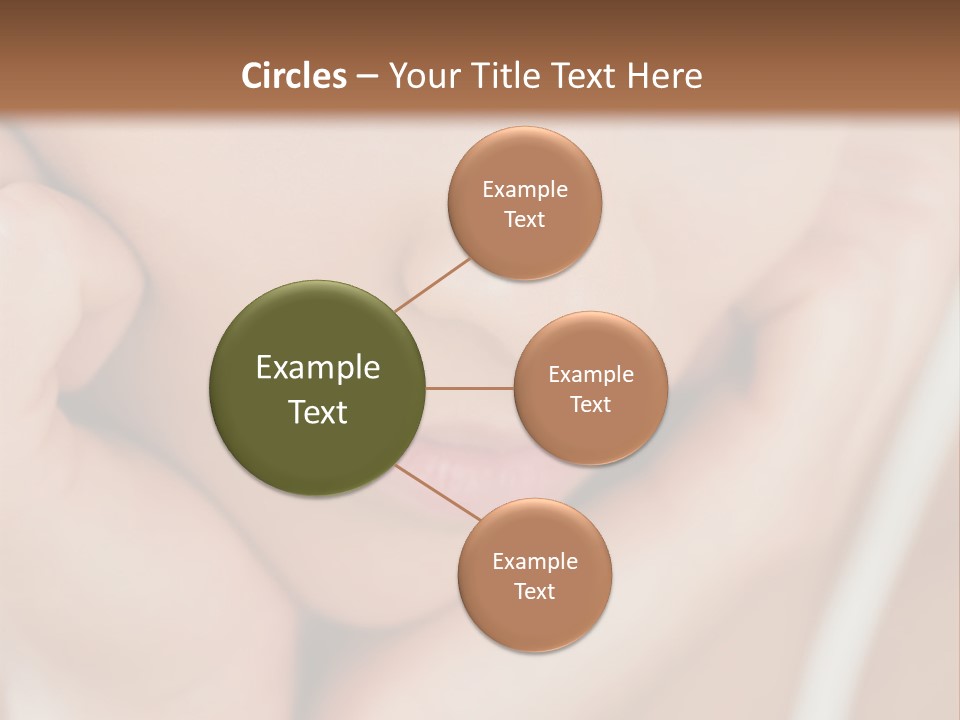 Woman Young Adult Closeup PowerPoint Template