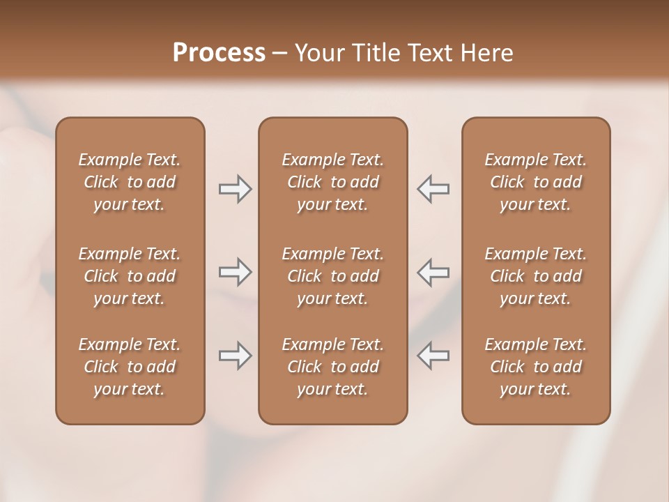 Woman Young Adult Closeup PowerPoint Template