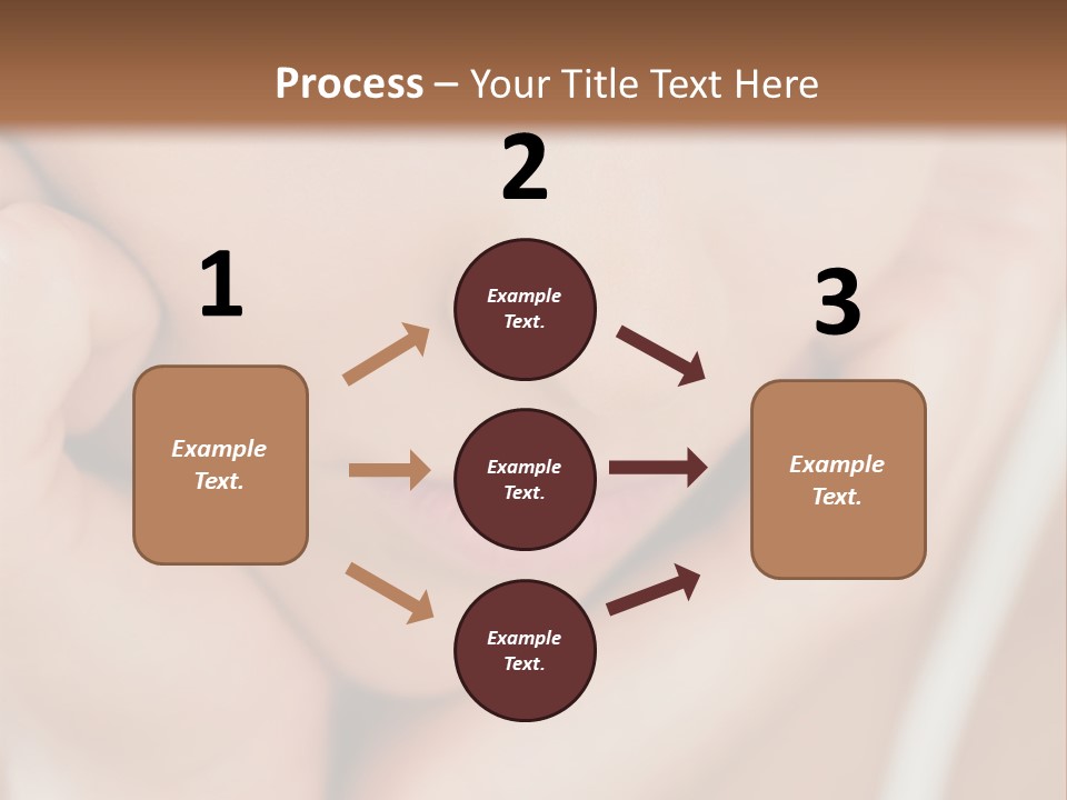 Woman Young Adult Closeup PowerPoint Template