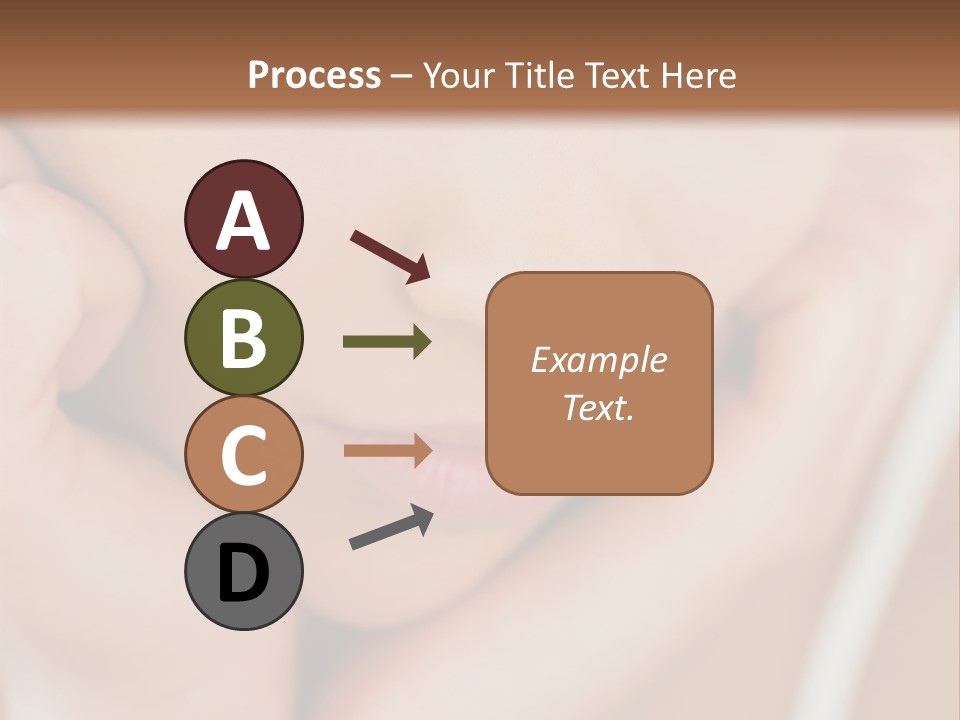 Woman Young Adult Closeup PowerPoint Template