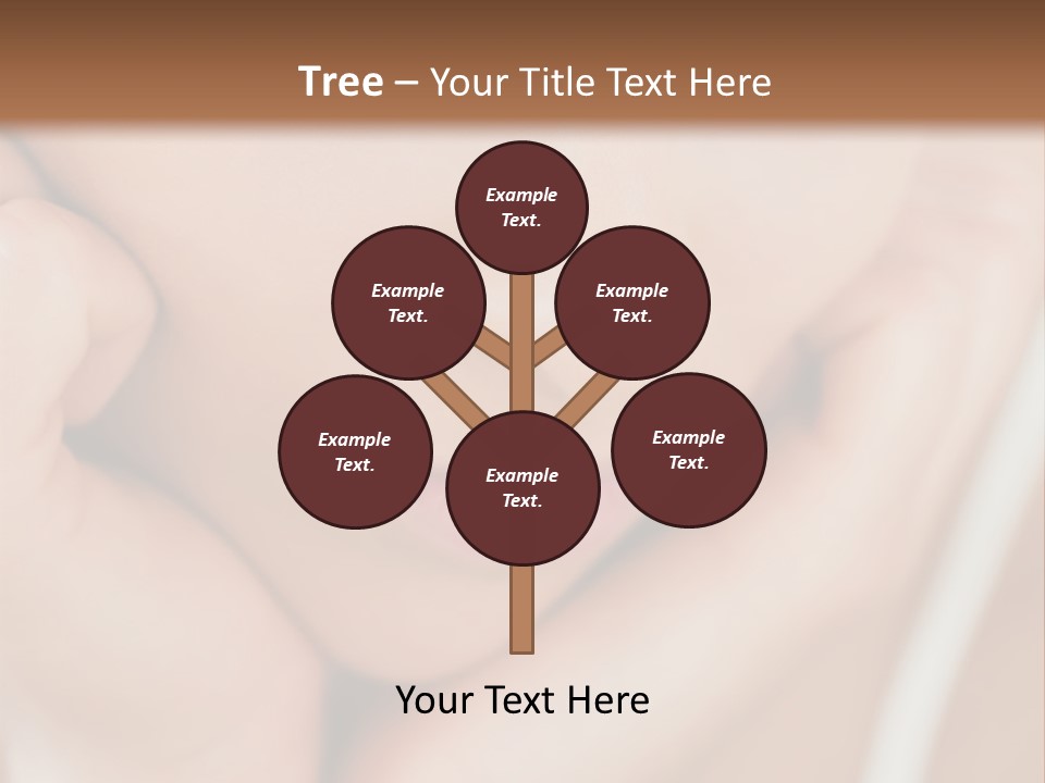 Woman Young Adult Closeup PowerPoint Template