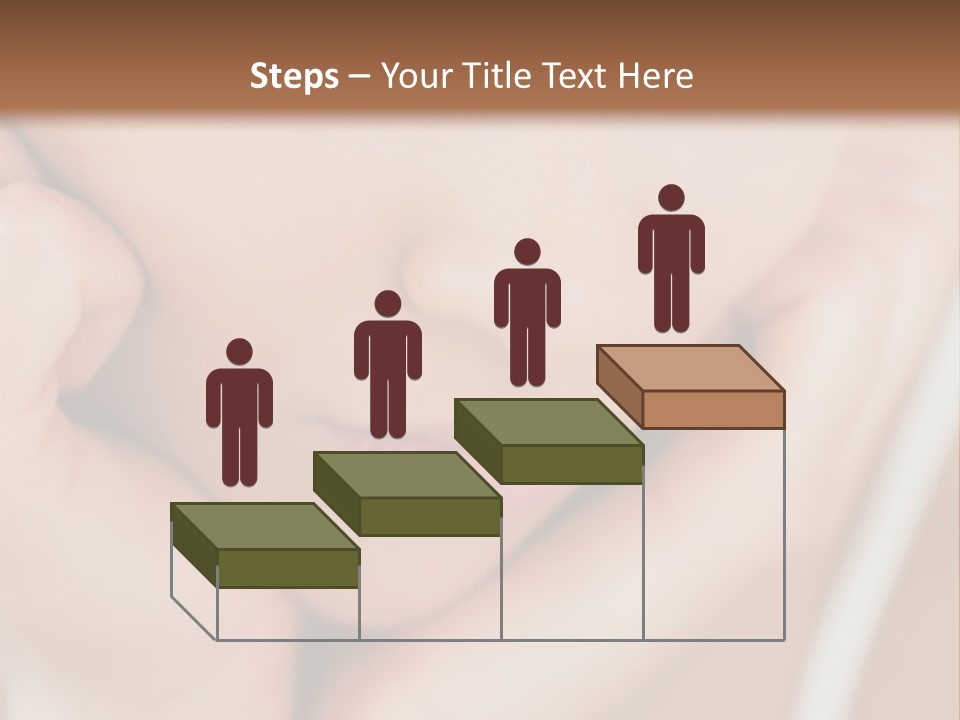 Woman Young Adult Closeup PowerPoint Template