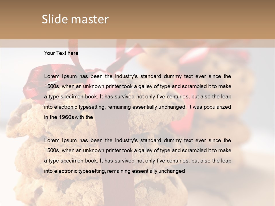Design Cookie Diet PowerPoint Template