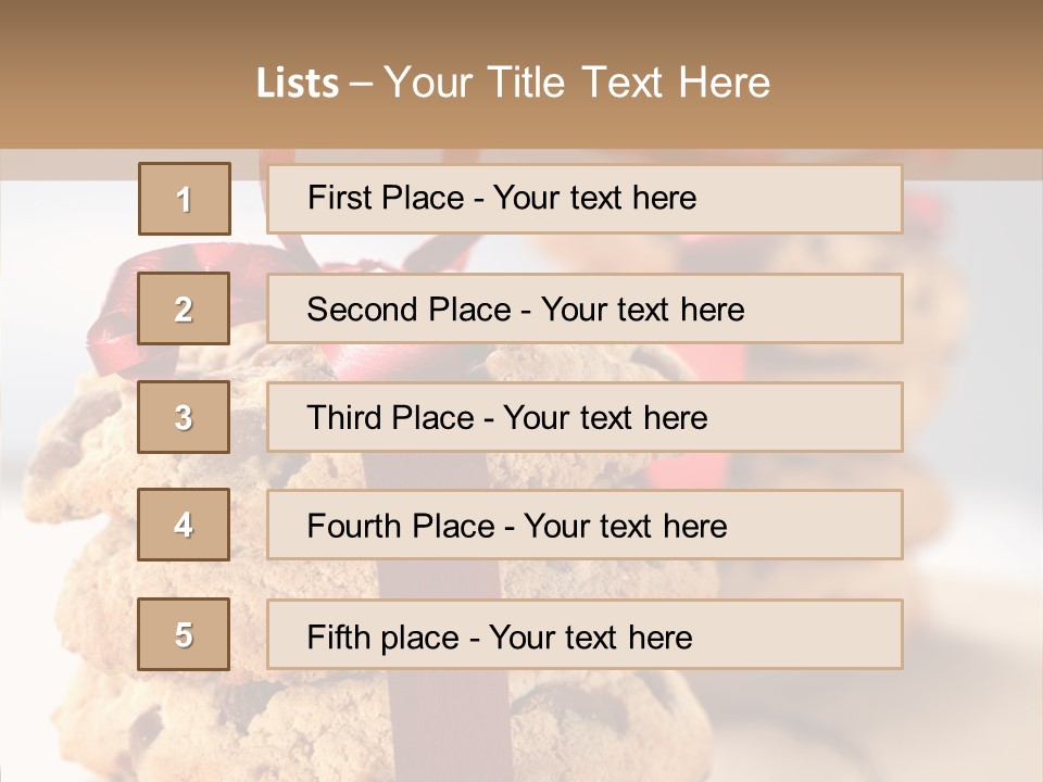 Design Cookie Diet PowerPoint Template