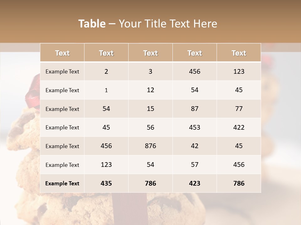 Design Cookie Diet PowerPoint Template