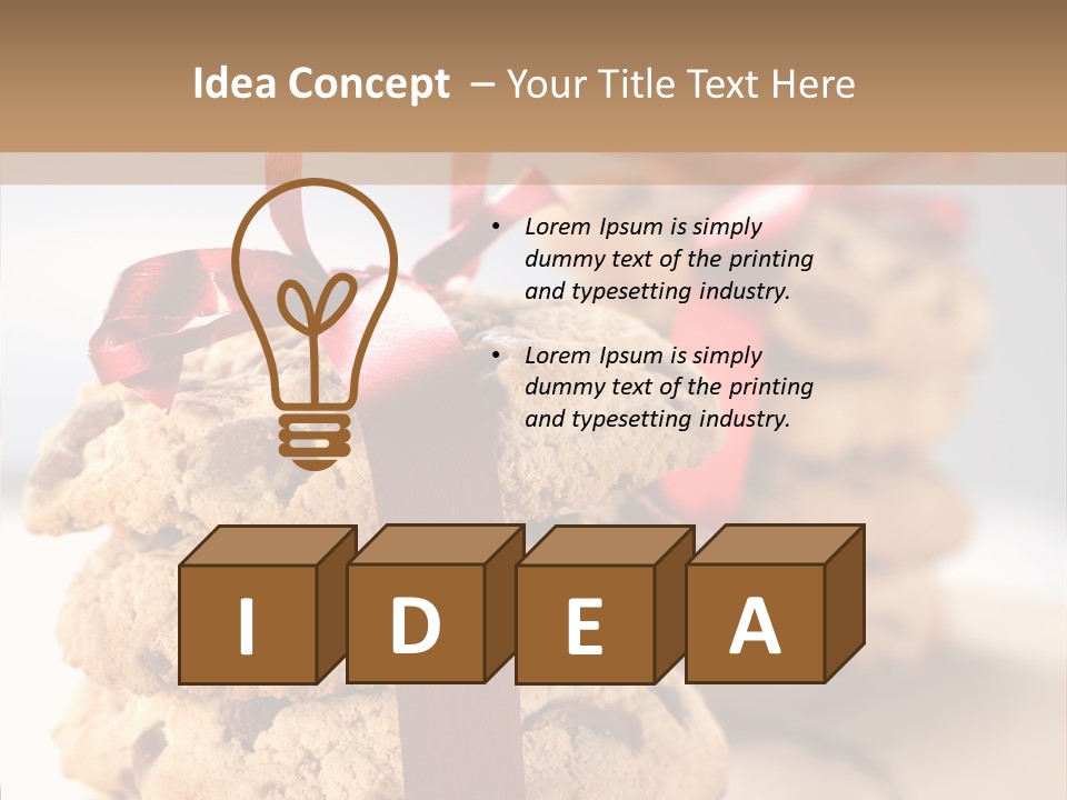 Design Cookie Diet PowerPoint Template