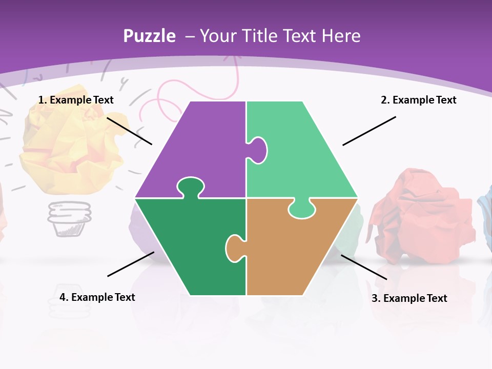 Yellow Symbol Creativity PowerPoint Template