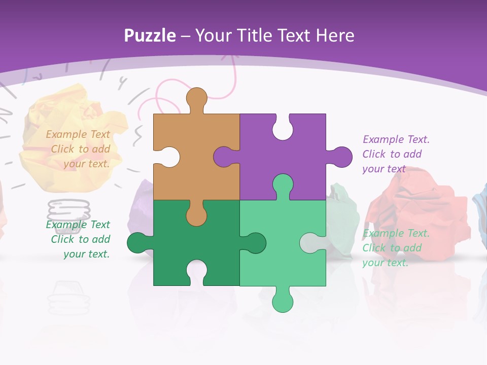 Yellow Symbol Creativity PowerPoint Template