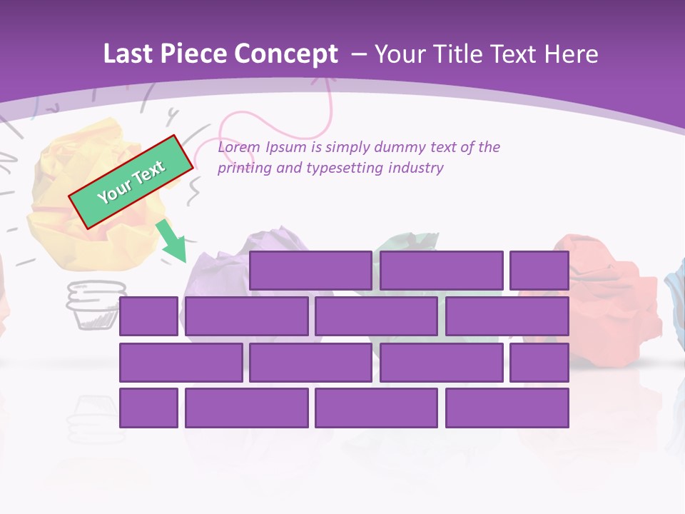 Yellow Symbol Creativity PowerPoint Template