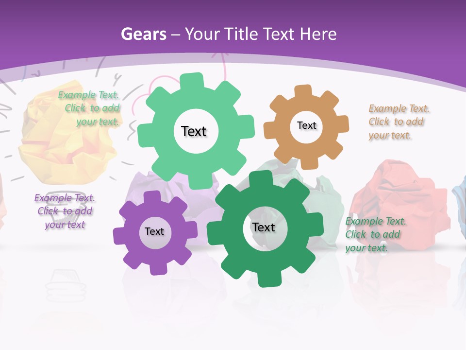 Yellow Symbol Creativity PowerPoint Template