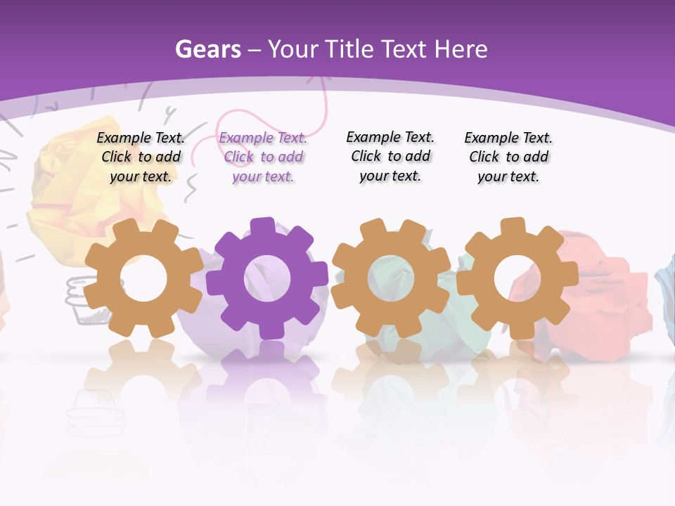 Yellow Symbol Creativity PowerPoint Template