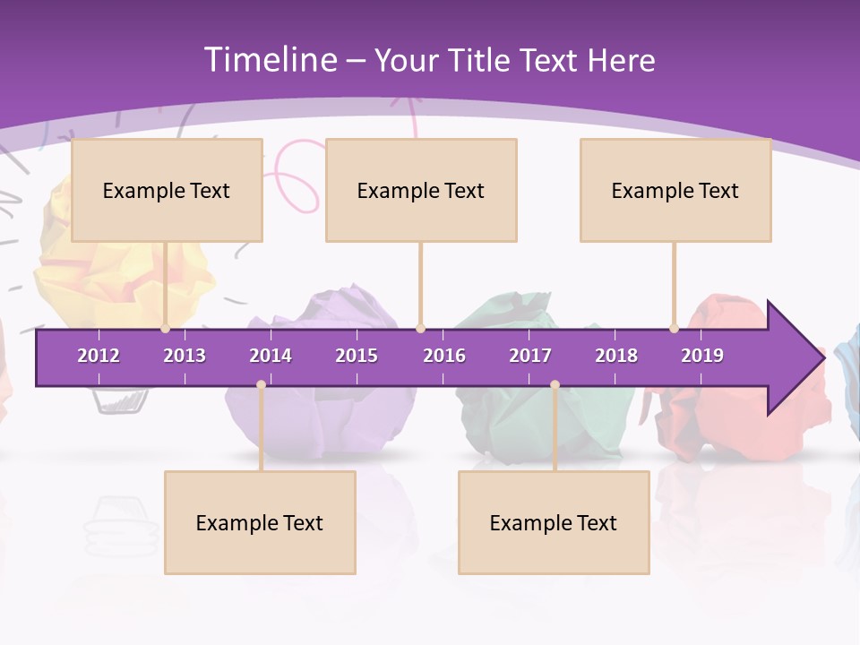 Yellow Symbol Creativity PowerPoint Template