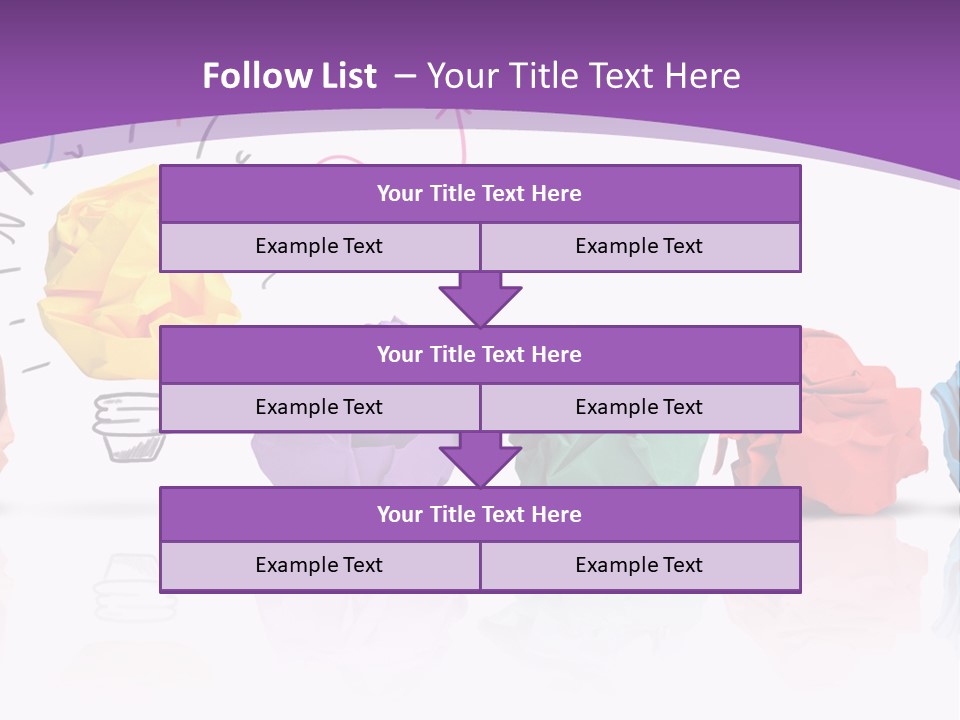 Yellow Symbol Creativity PowerPoint Template