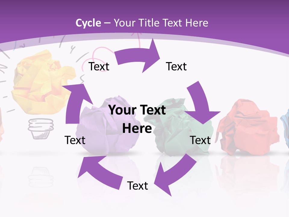 Yellow Symbol Creativity PowerPoint Template