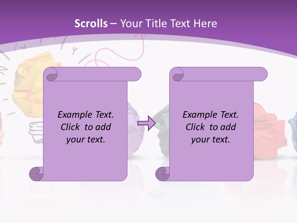Yellow Symbol Creativity PowerPoint Template