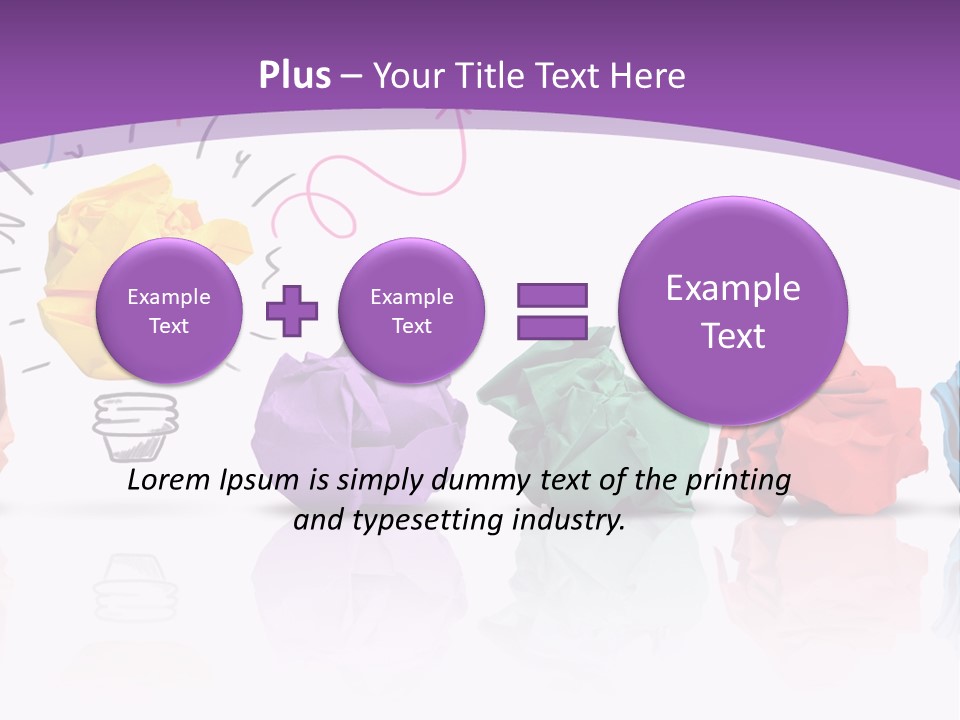 Yellow Symbol Creativity PowerPoint Template