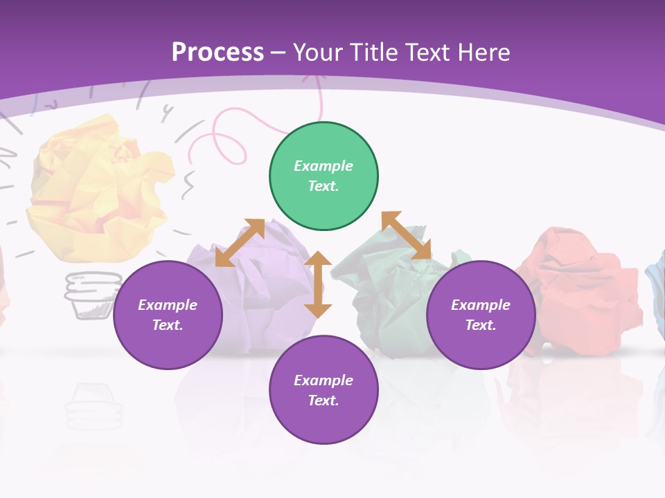 Yellow Symbol Creativity PowerPoint Template
