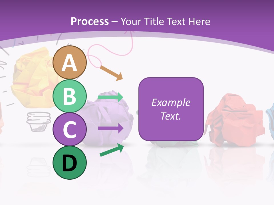 Yellow Symbol Creativity PowerPoint Template