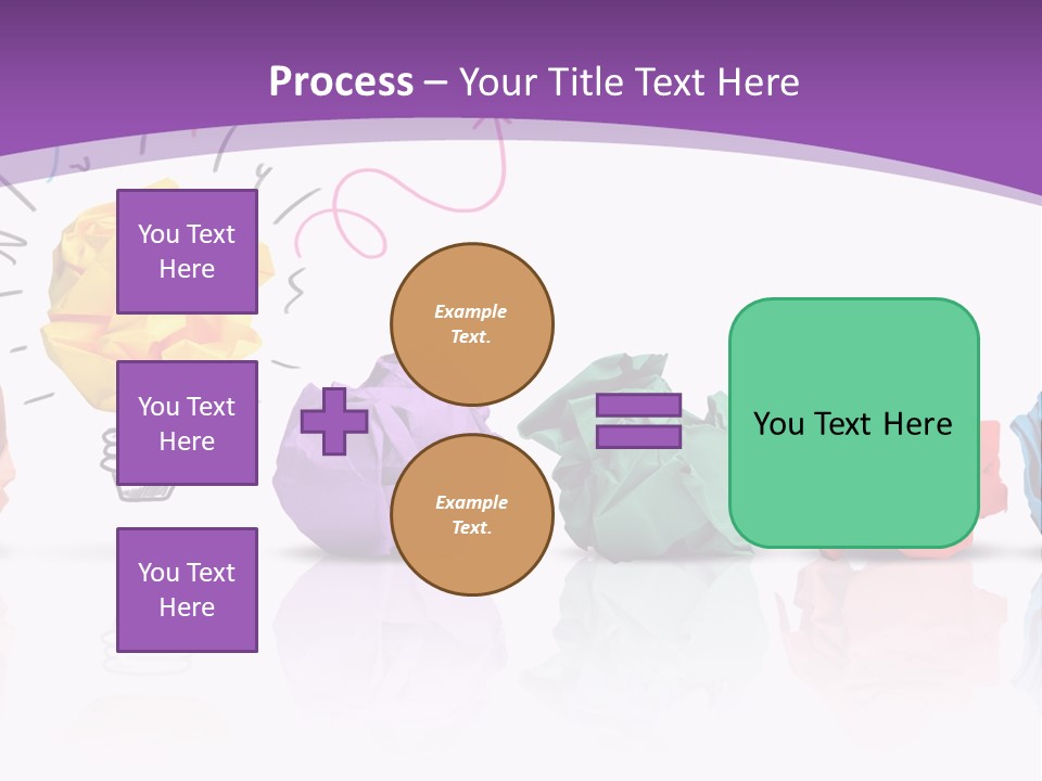 Yellow Symbol Creativity PowerPoint Template