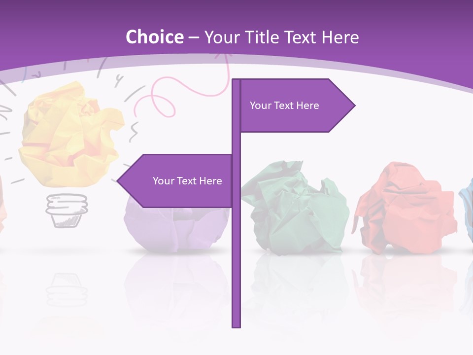 Yellow Symbol Creativity PowerPoint Template