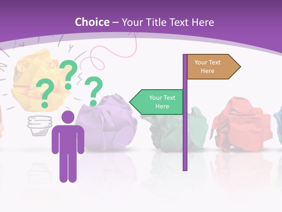 Yellow Symbol Creativity PowerPoint Template