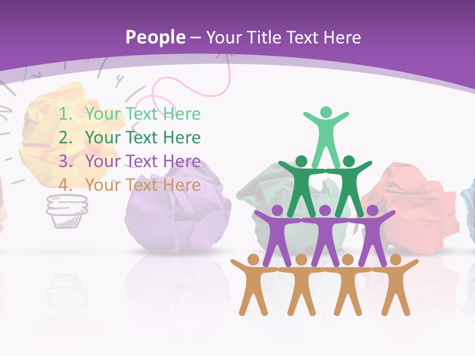 Yellow Symbol Creativity PowerPoint Template