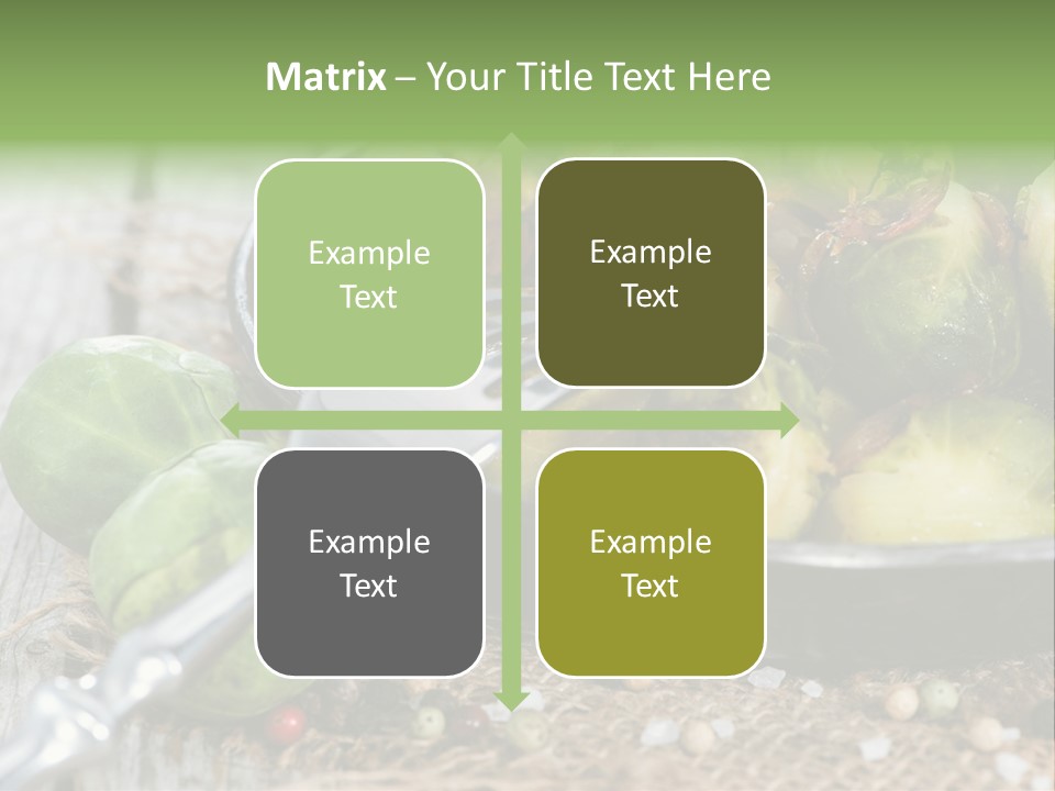 Vitamin Fresh Closeup PowerPoint Template