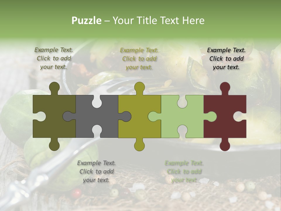 Vitamin Fresh Closeup PowerPoint Template