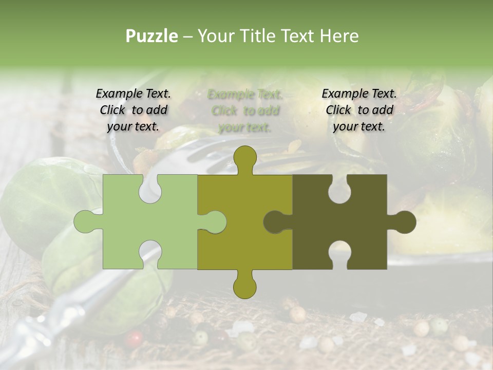 Vitamin Fresh Closeup PowerPoint Template