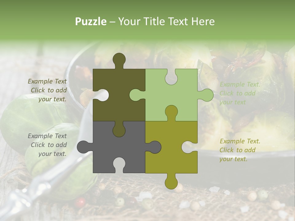 Vitamin Fresh Closeup PowerPoint Template