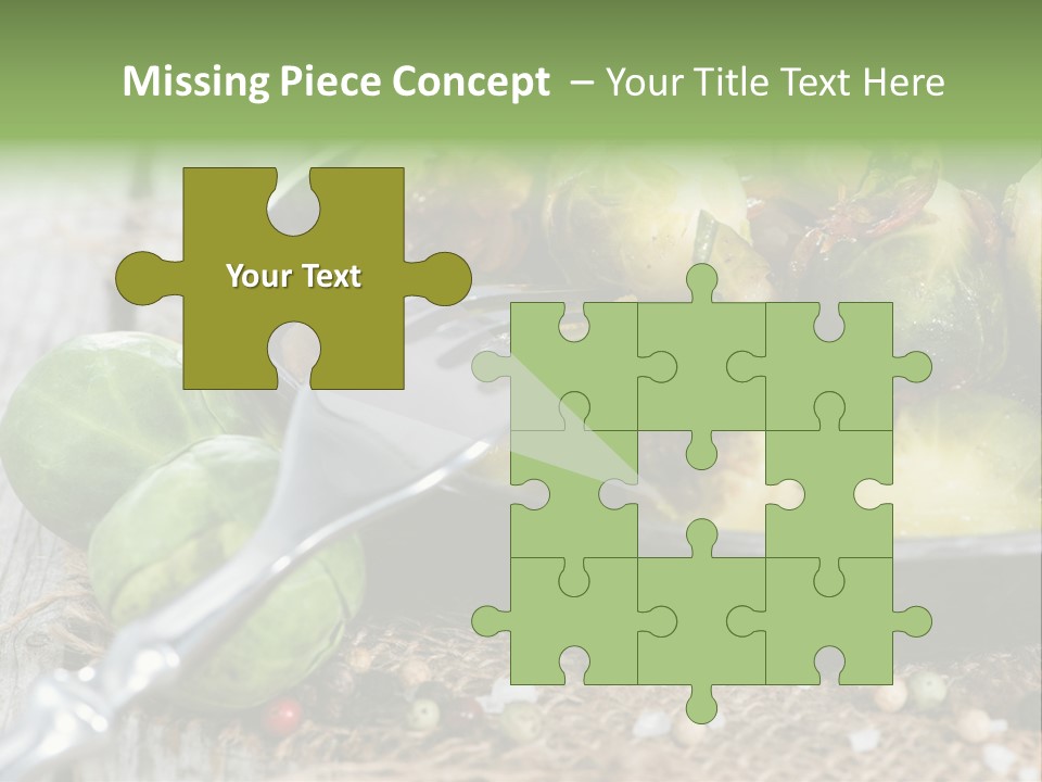 Vitamin Fresh Closeup PowerPoint Template