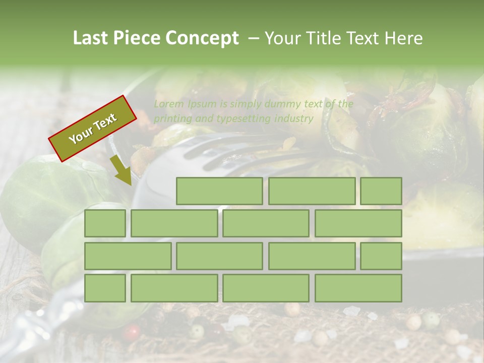 Vitamin Fresh Closeup PowerPoint Template