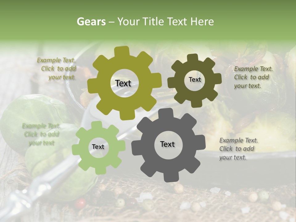 Vitamin Fresh Closeup PowerPoint Template