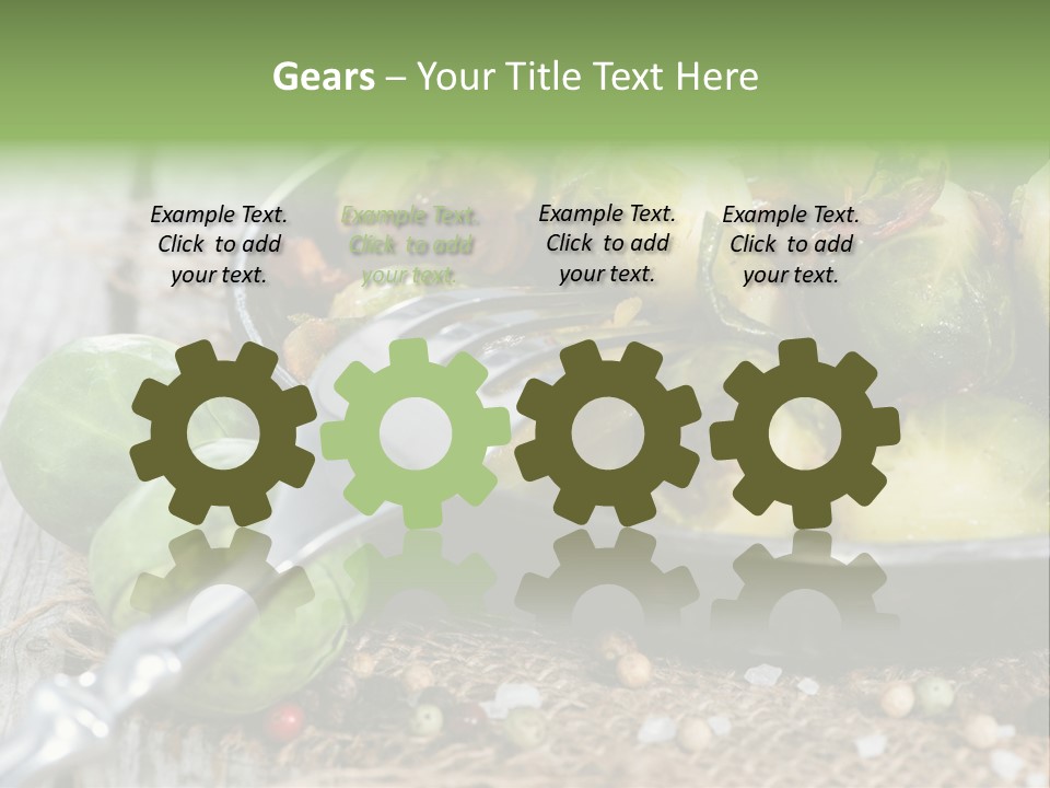 Vitamin Fresh Closeup PowerPoint Template