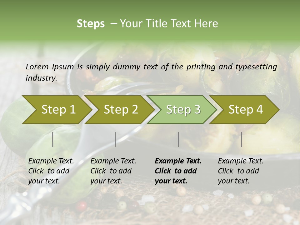 Vitamin Fresh Closeup PowerPoint Template