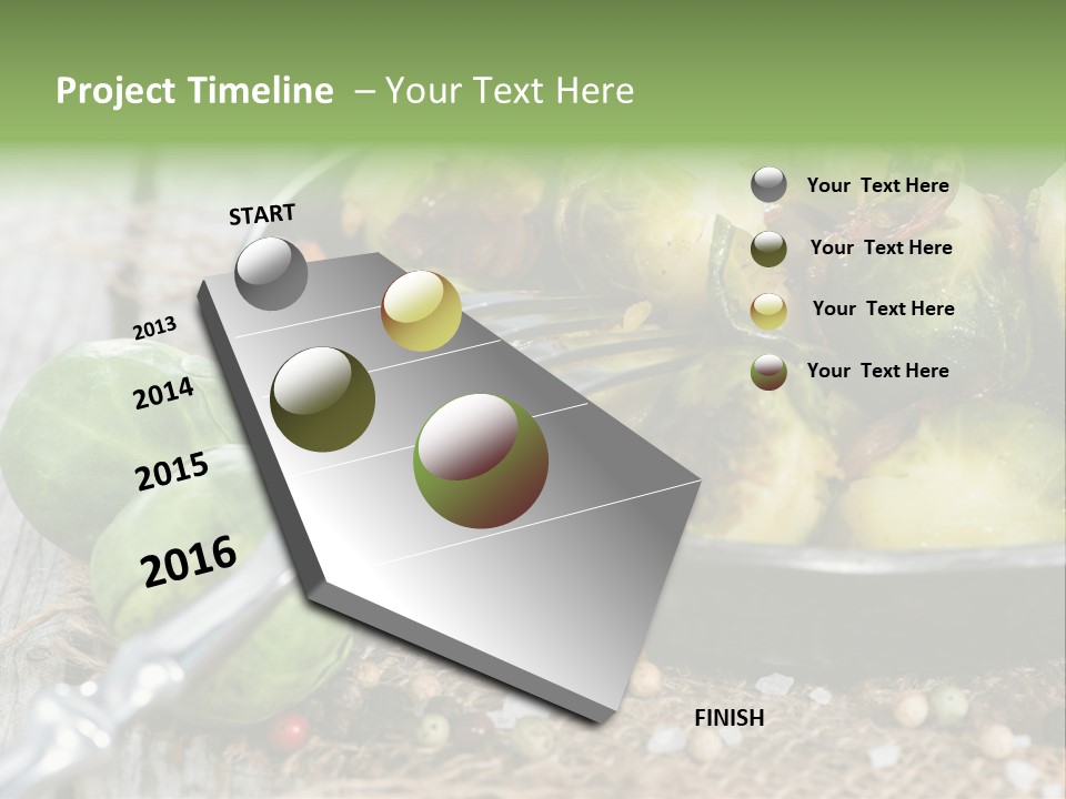 Vitamin Fresh Closeup PowerPoint Template