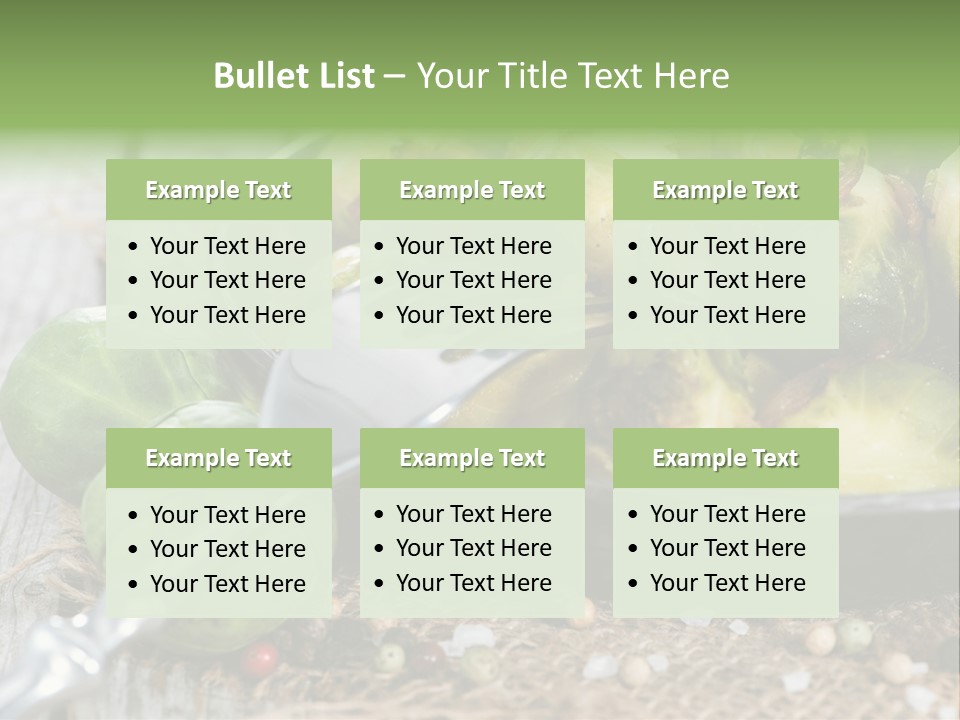 Vitamin Fresh Closeup PowerPoint Template